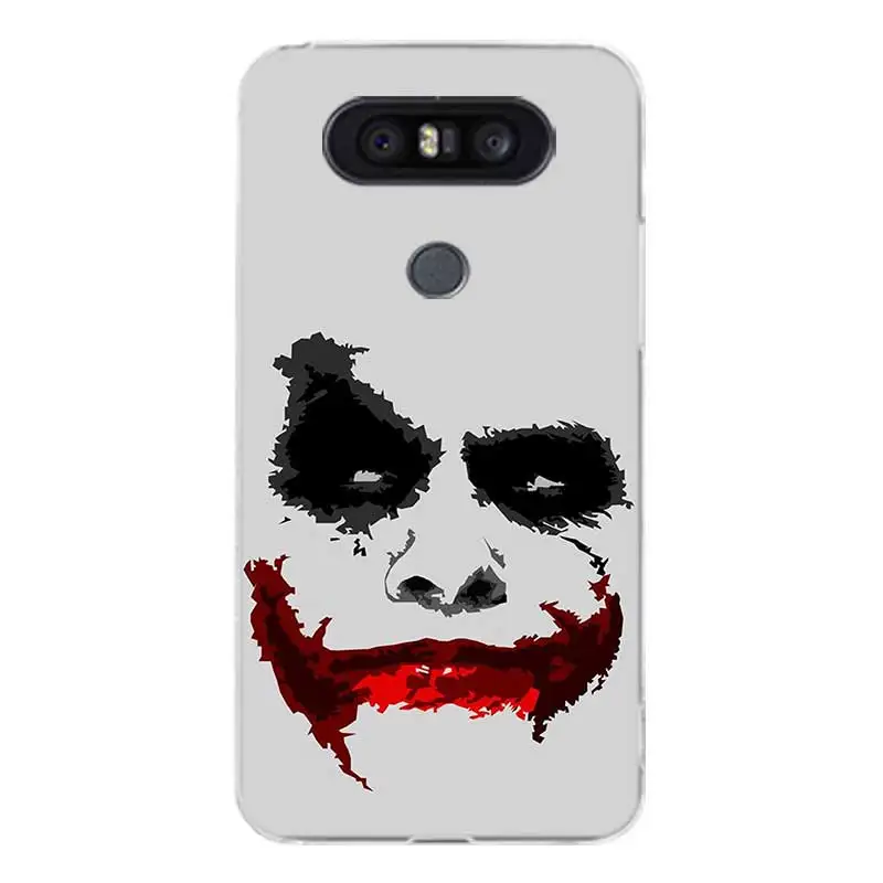 Бэтмен Джокер уход за кожей лица Темный рыцарь чехлы из мягкого ТПУ силиконовый