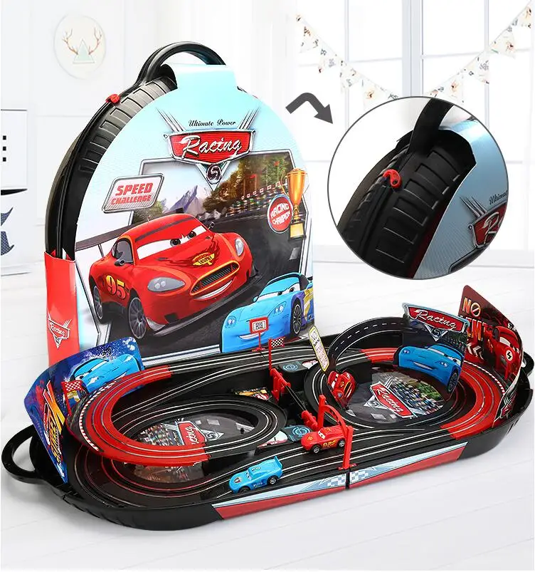 Мальчики рельс гоночный автомобиль Молния Маккуин Игрушка Дети дистанционного