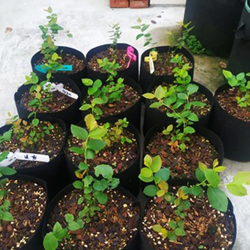 5 упаковок мешки для выращивания растений аэрационные горшки из нетканого