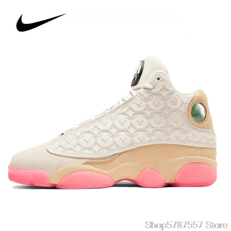 Высокие кроссовки Nike Air Jordan 13 в ретро стиле женские баскетбольные ботинки