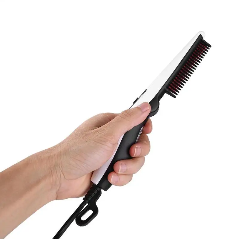 Многофункциональная расческа для волос бороды выпрямитель Электрический