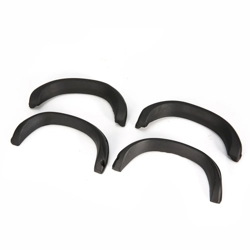

4pcs Climbing Rubber Fender Flares for 1/10 Scale RC Crawler Climber Truck Tamiya RC4WD TF2 RC Car Model Body Part Accessories