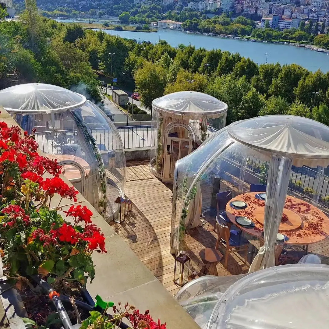 Бесплатный Вентилятор надувной пузырьковый домик диаметр 3 м/4 м/5 м наружная