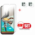 Защитное закаленное стекло для Samsung Galaxy A22S A22 5G A21 A21S A20 A20S, защита экрана, пленка для объектива камеры Sansung A 22s, стекло