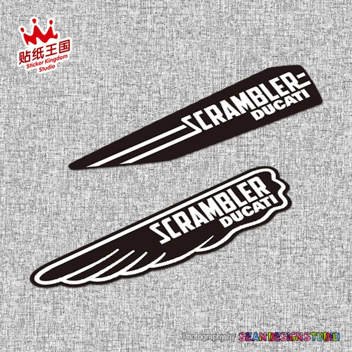

1 Pair For SCRAMBLER 800 1100 Motorcycle Motor Bike Sticker Waterproof Decal 24