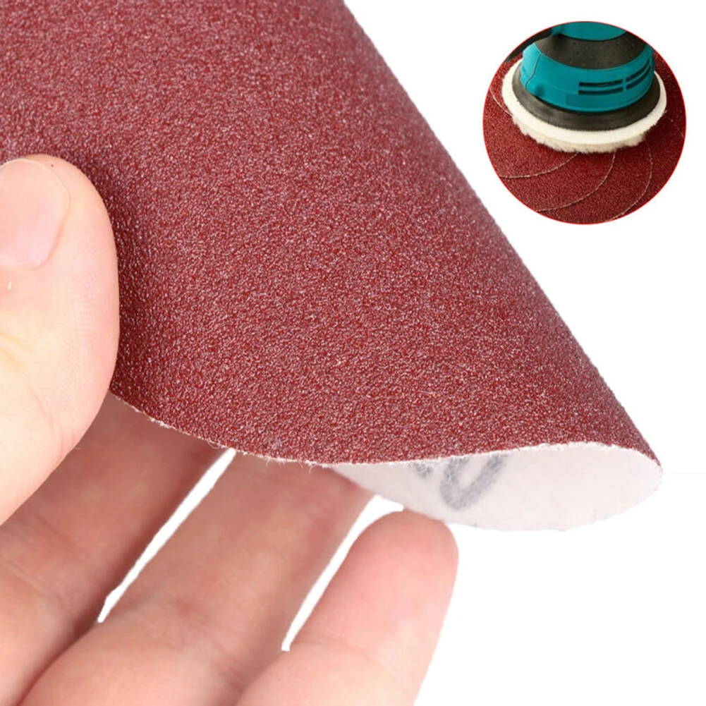 

10pcs 5inch/125mm 40-2000Grit Round Shape Disk Sand Sheets Sandpaper Polishing For Metal Buffing Tools Accessories