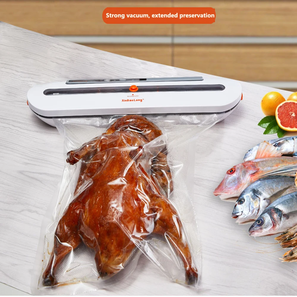 

Vacuum Food Sealing Automatic Sealing Machine Commercial Household Xinbaolong Electric Vacuum Sealer Packaging Machine