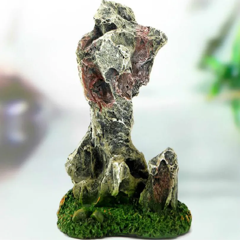

resin aquarium rock fish tank decoration Rockery aquarium decoration rockwork fish tank accessories free shipping