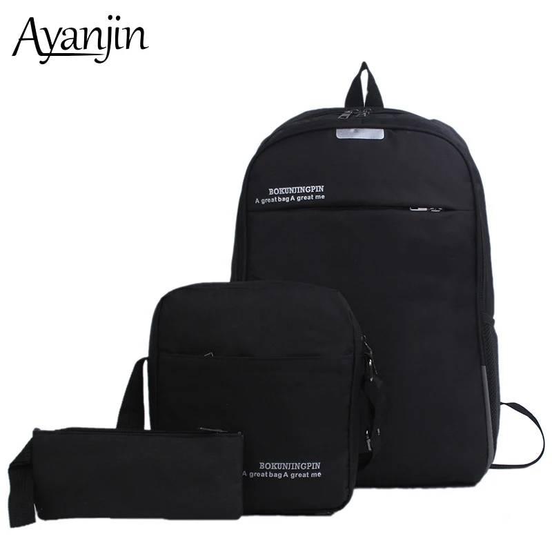 Дорожный рюкзак комплект из 3 предметов сумка для ноутбука чехол 11 12 13 14 15 6 Macbook