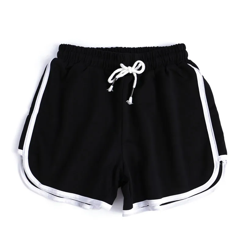 Спортивные шорты размера плюс для женщин лето 2020 Новые повседневные с высокой