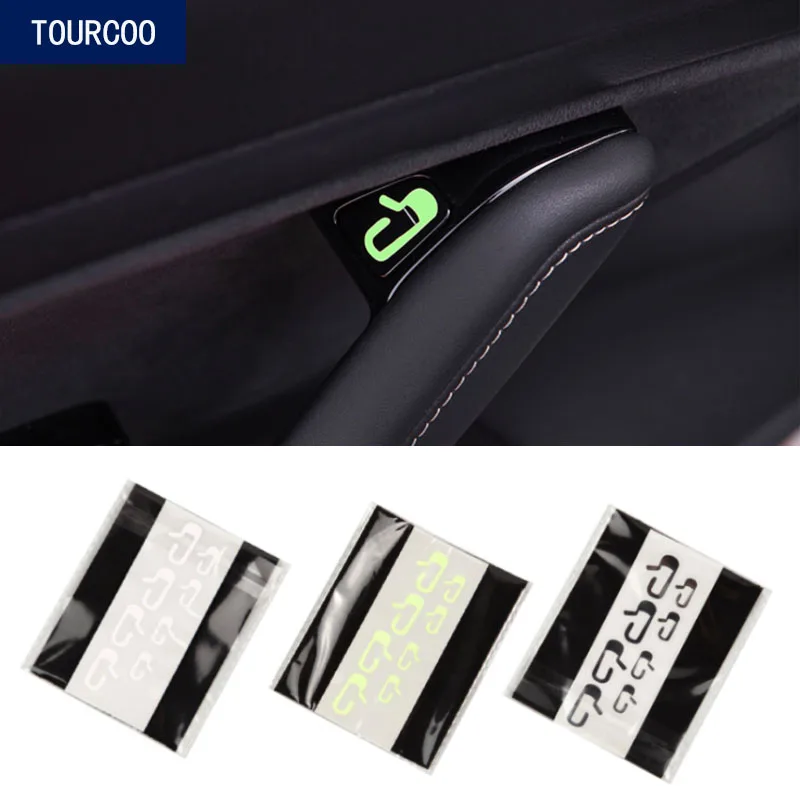 

Interior Door Switch Button Decal Sticker for Tesla Model 3 Exit Door Control Sticker Car Modification Accessories