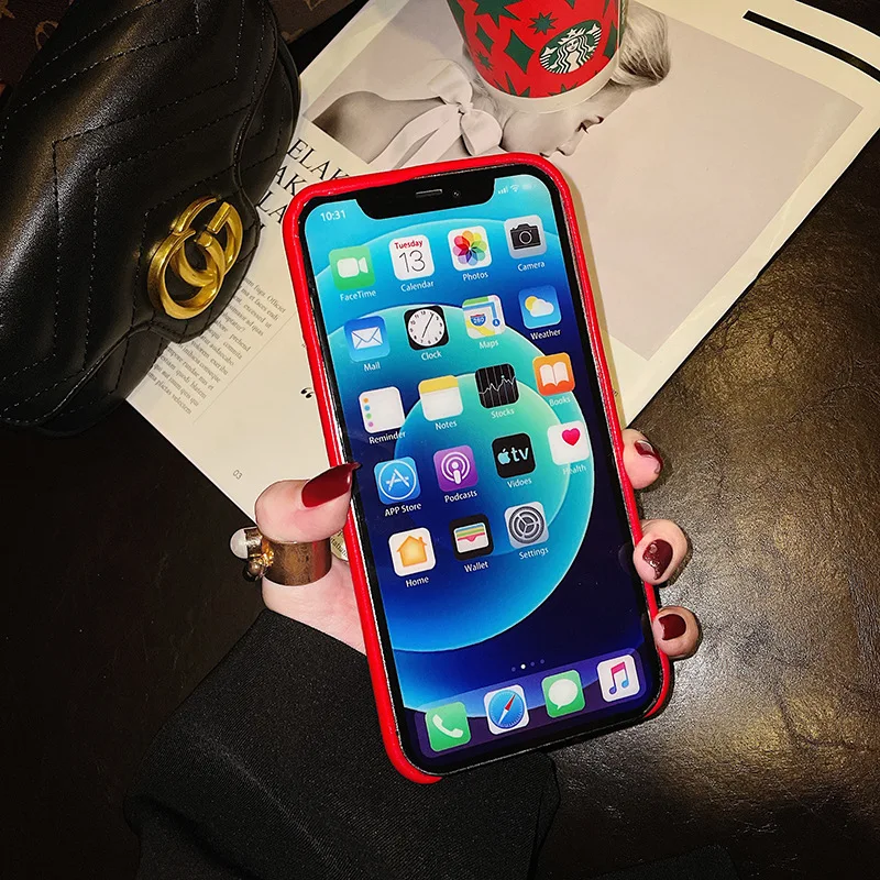 

Europe and the United States iPhone12pro mobile fragrance new red bull cattle suitable for Apple 11 female tide 7/8o/xs skin