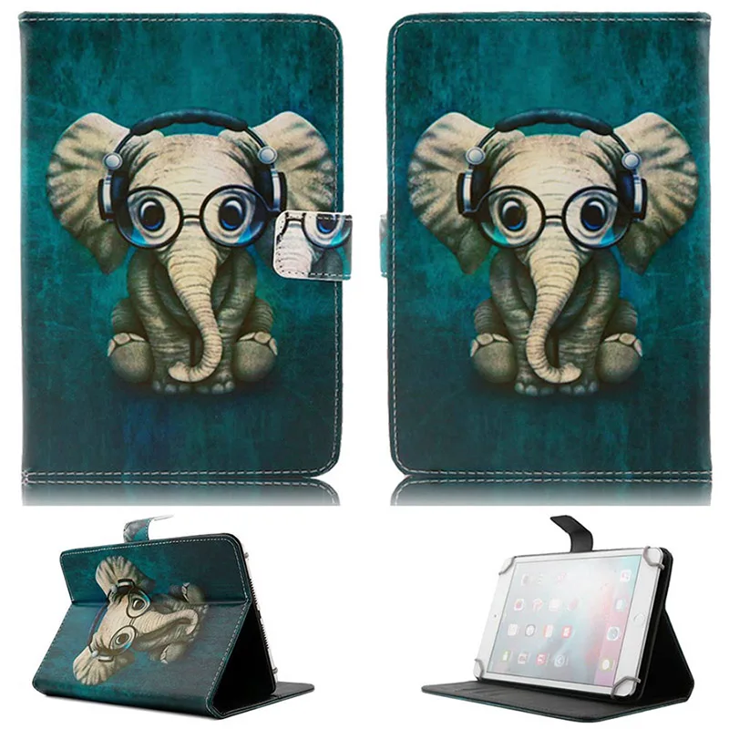 

Universal Shockproof Tablet Case For 9.7 10 10.1 inch Printed PU Leather Flip Stand Cover For iPad Samsung HUAWEI Lenovo Case