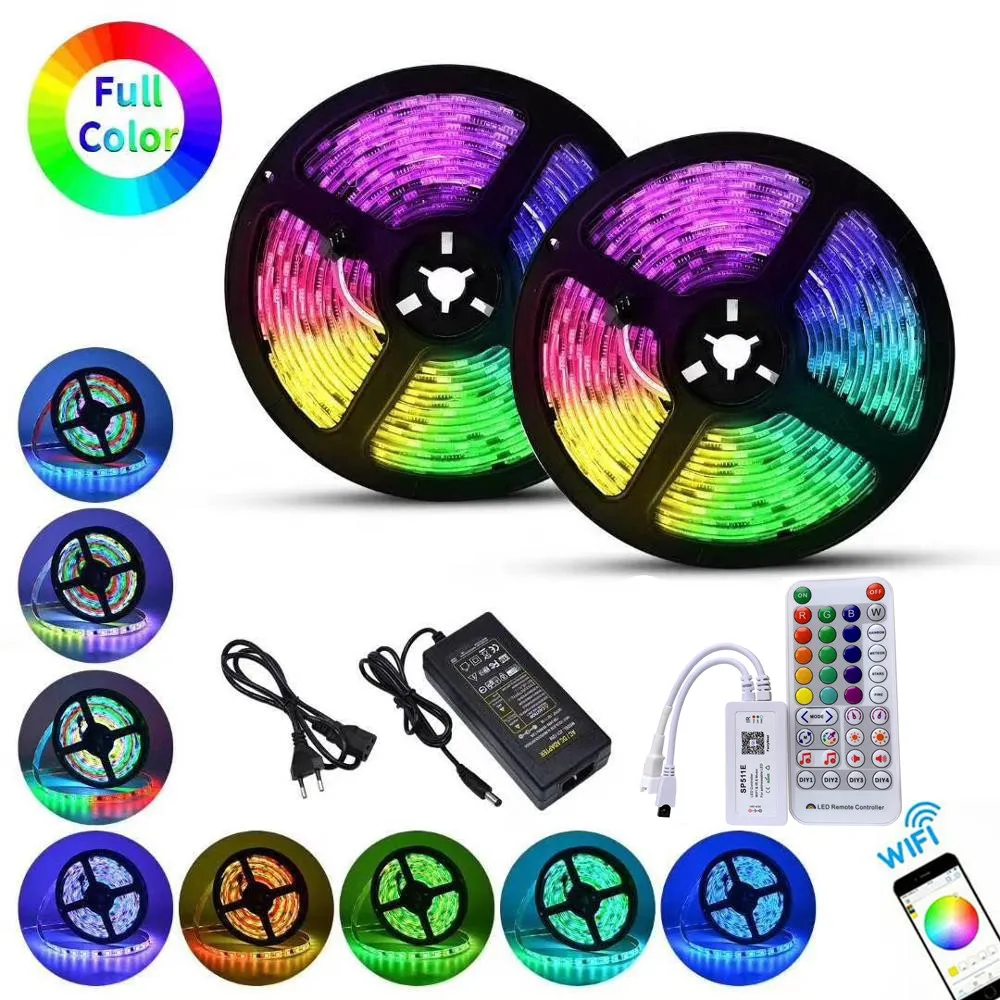 WS2811 RGB Светодиодная лента 5050 SMD адресная светодиодная Пиксельная полноцветная
