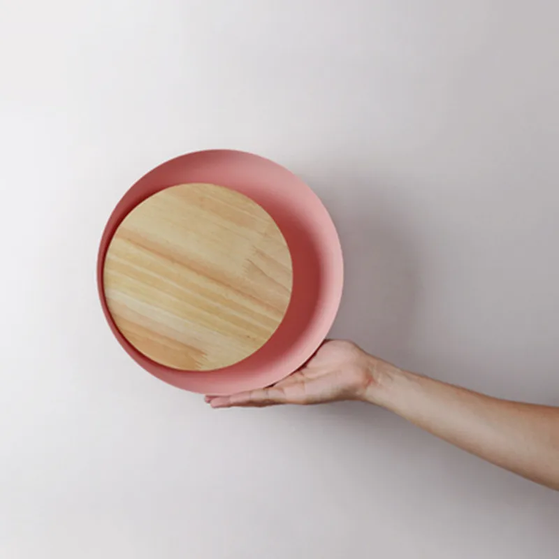 Скандинавский деревянный прикроватный светодиодный настенный светильник Macaroon