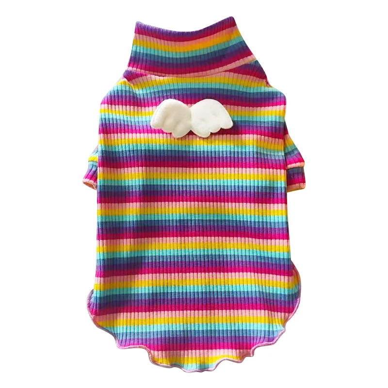 

Хлопковая футболка с изображением утенка Цвет в полоску Одежда с принтом в виде собак пижамы кошка щенок йоркширского терьера своего помер...