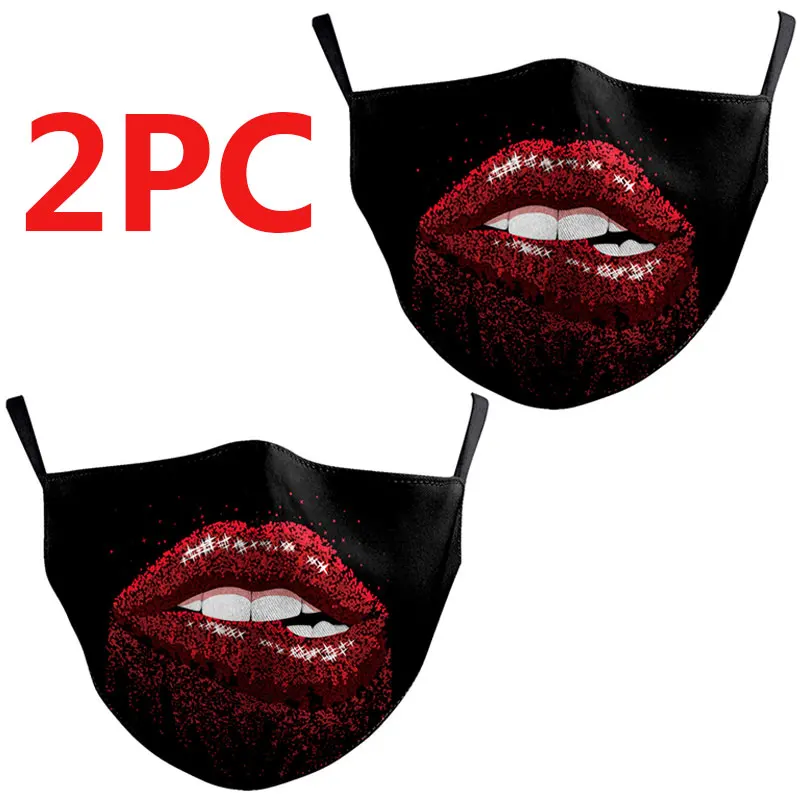 2 шт. маски для рта в Корейском стиле с защитой от пыли Тканевые активированным