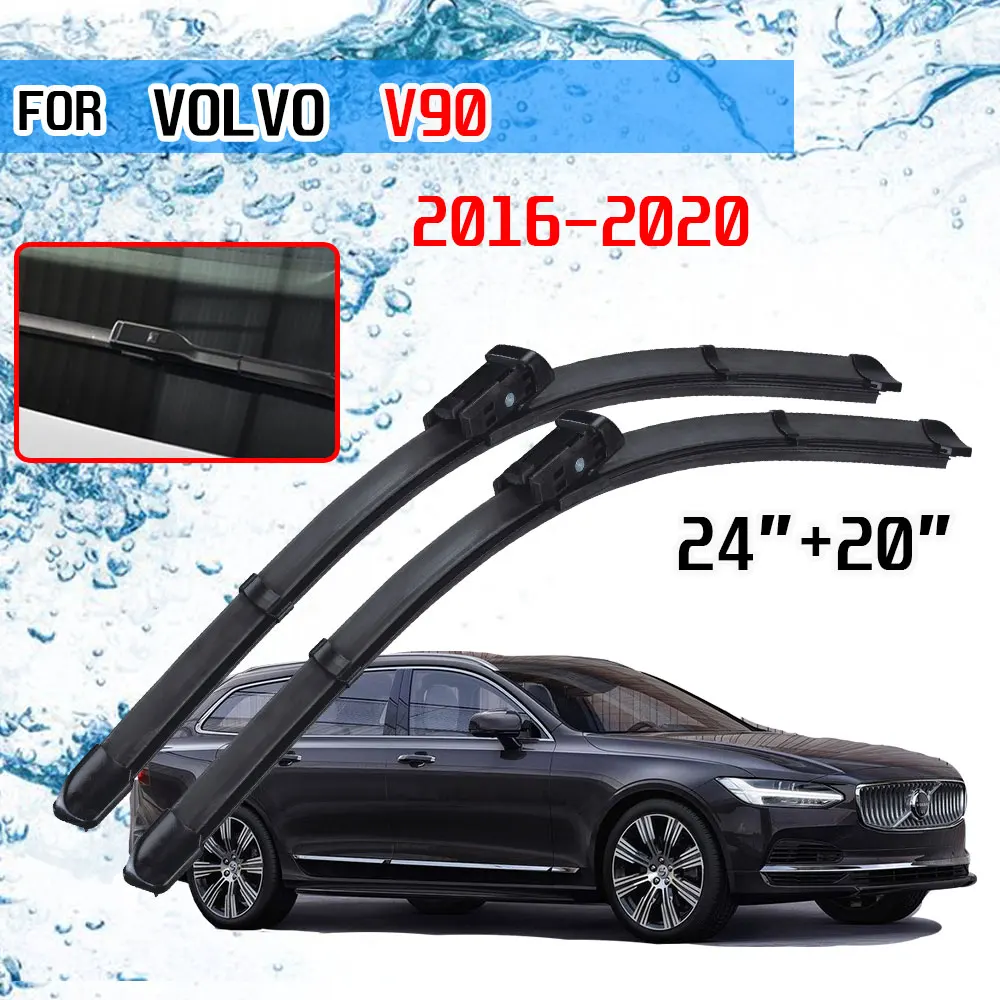 

For Volvo V90 2016 2017 2018 2019 2020 Accessories Car Front Window Windshield Windscreen Wiper Blades Cutter