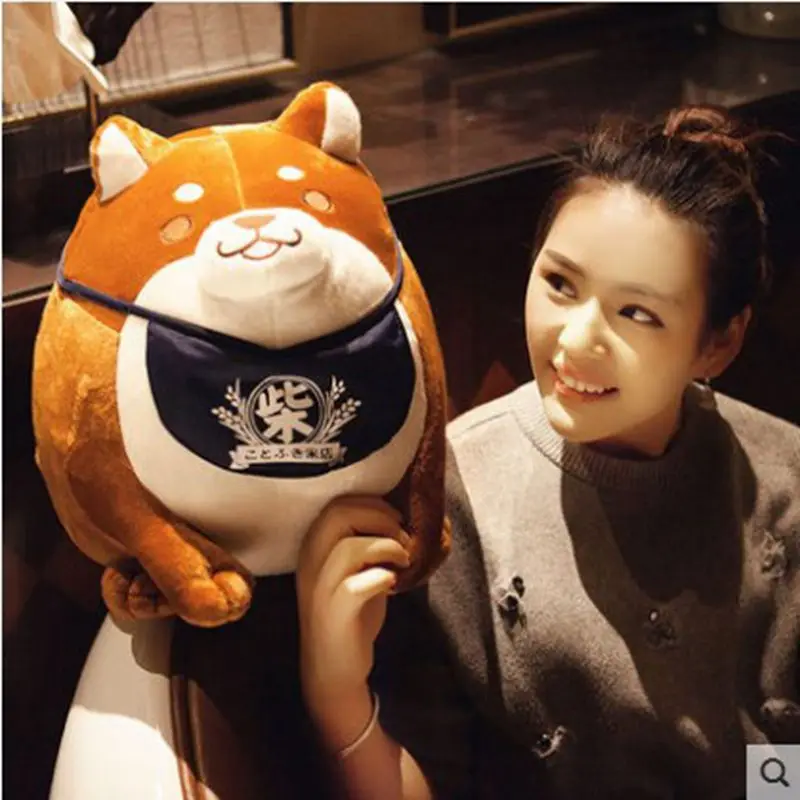 

Милая собака Akita, плюшевая мягкая игрушка-животное, автомобиль, комната, автомобиль, Декор, мягкий диван, стул, подушка, подарок на день рожде...