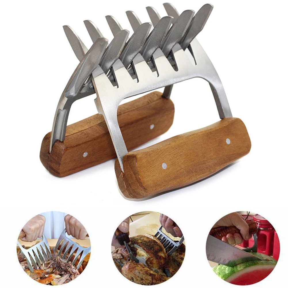 2 шт. барбекю мясо коготь принадлежности для Разделки мяса медведь прочные