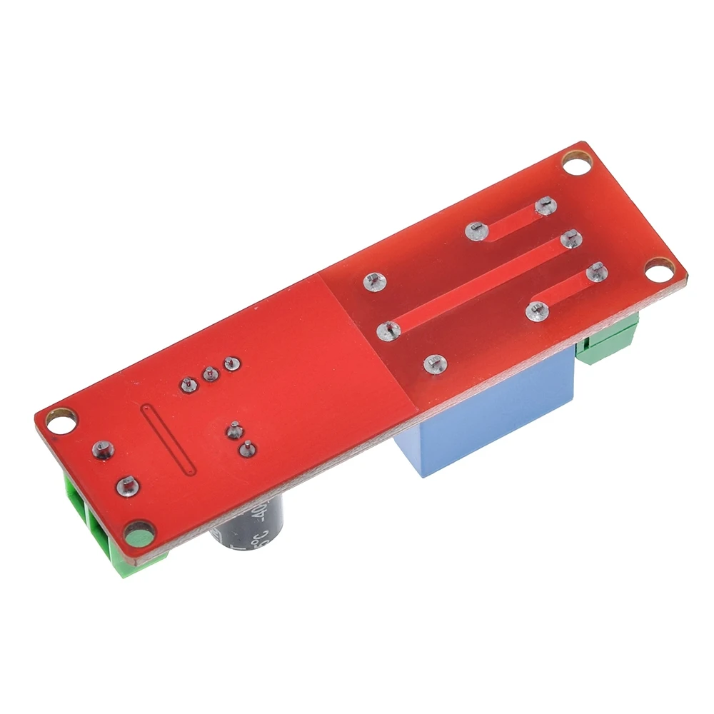 1PCS NE555 Timer Switch Adjustable Module Time delay relay DC 12V Delay shield 0~10S | Электронные компоненты и