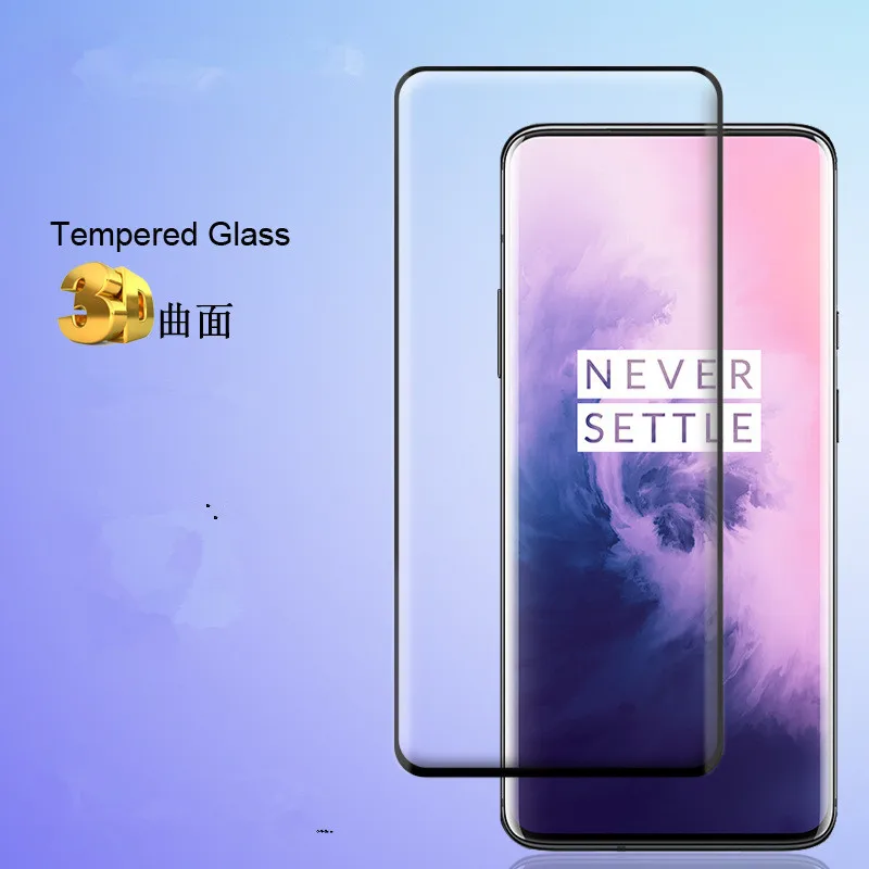 3D Curved Edge Toughened Full Cover Tempered Glass For Oneplus 7pro Screen Protector Protective Film