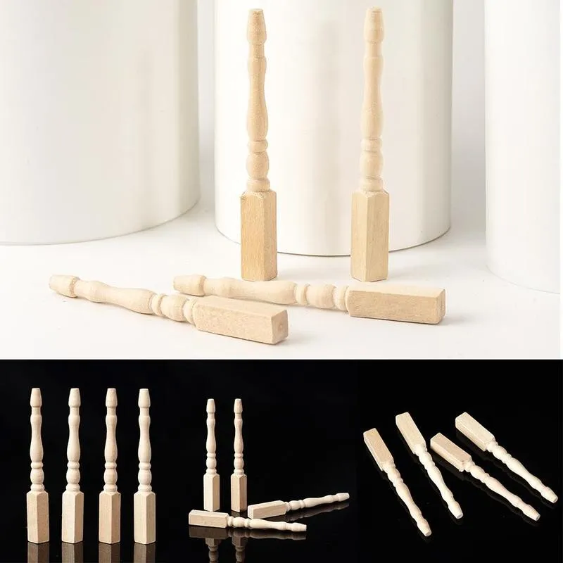 

1:12 Doll House Doll House Simulation Model {table A Pocket Mini Chair Table Wooden Furniture Leg Is Diy Type Legs} Dollhou M4T0