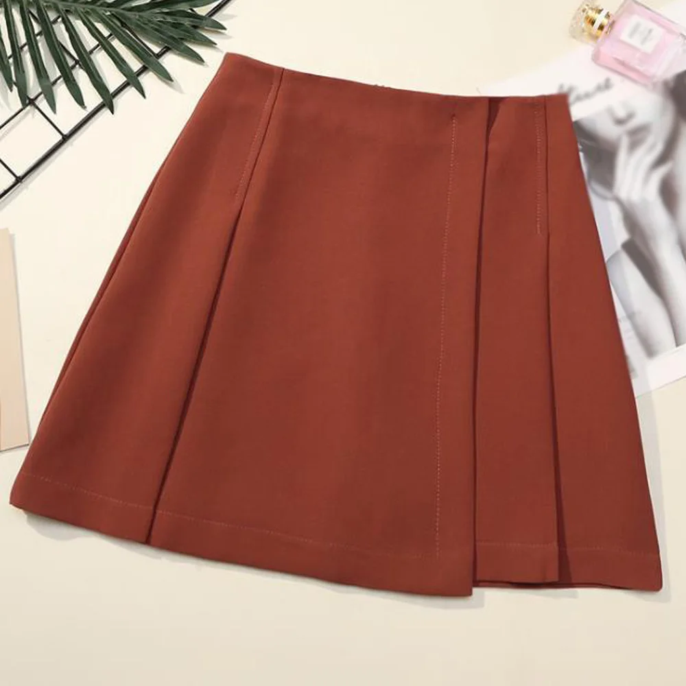 

Vintage Korean Skirts Womens Harajuku 2021 Empire High Waist Fungus Pink White Ruffle Mini Skirt Streetwear Summer Sexy Skirt