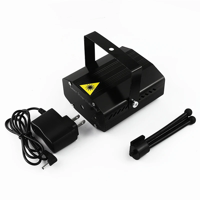 Семейные вечерние мини RG лазерный проектор клубный бар шоу сценический