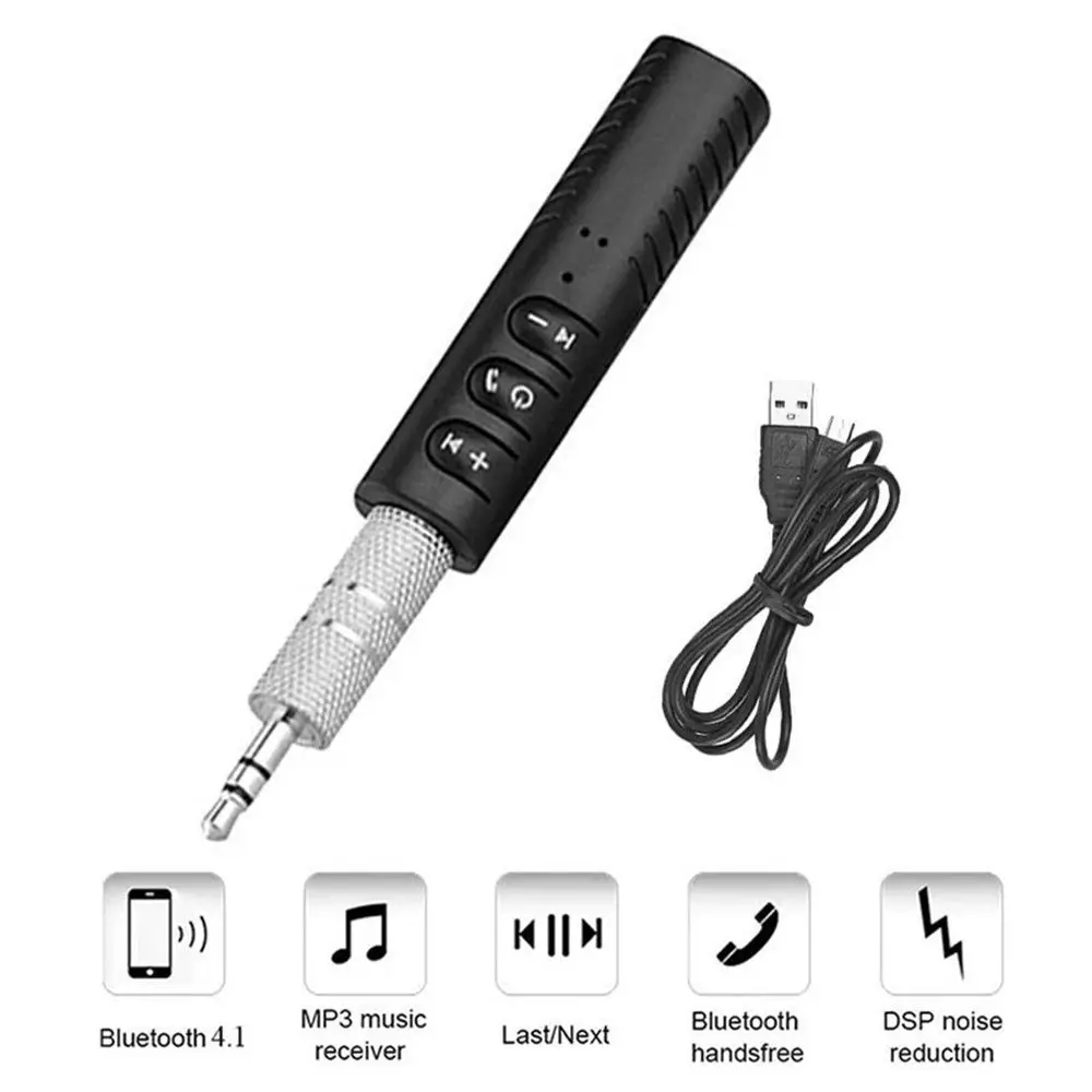 Приемник для наушников аудио Aux A2dp Автомобильная Музыка Bluetooth 50 приемник адаптер