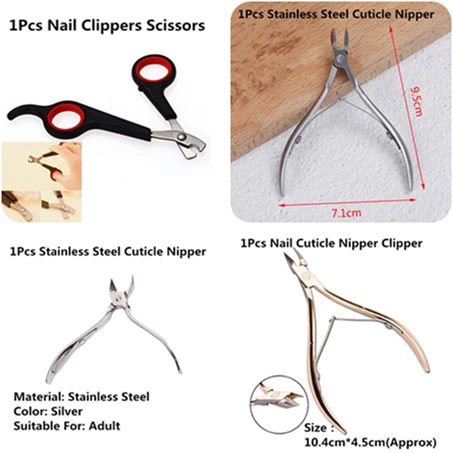 1 шт. полезная Кусачка для кутикулы из нержавеющей стали кусачки ногтей