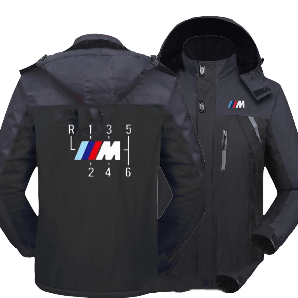 Мужская ветровка для BMW бархатная Толстая теплая ветрозащитная шуба военная