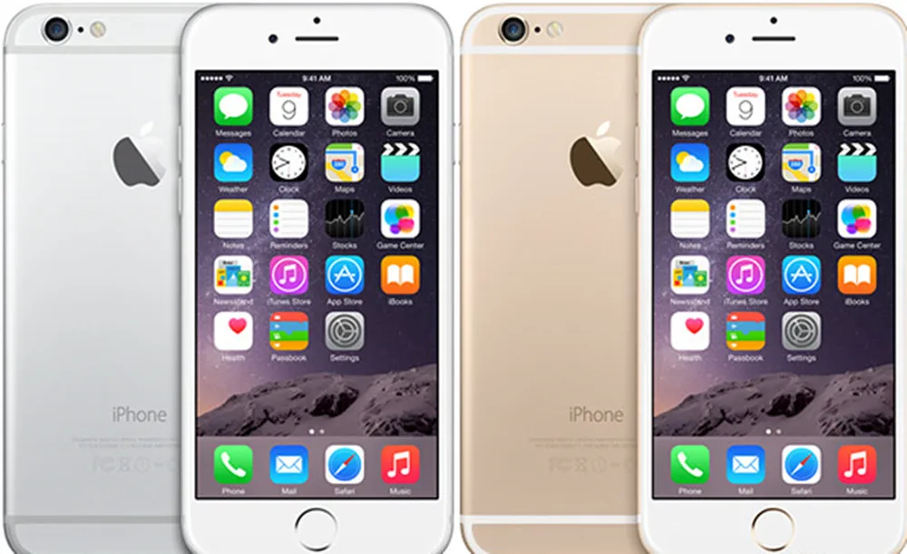 Для Apple iPhone 6 Dual Core 4,7 дюймов IOS 8MP 4 аппарат не привязан к оператору сотовой связи 1G Оперативная память 16 Гб/64/128 ГБ Встроенная память за счет сканера отпечатков пальцев, с отпечатком пальцев, сотовый телефон с функцией NFC Apple Pay только в том случае