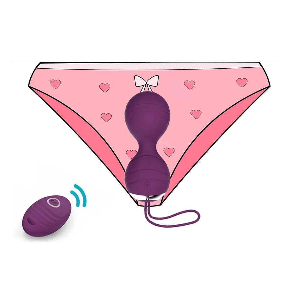 Беспроводное женское вибрирующее яйцо HWOK Вибратор в трусики с дистанционным