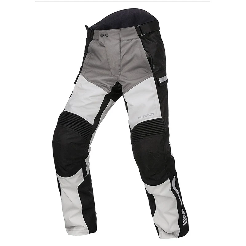 white pants MOTOBOY для мужчин мотоциклетные водонепроницаемые теплые куртки локомотив мотогонок Защитное снаряжение зимние куртки мотоциклетная одежда - Цвет: white pants