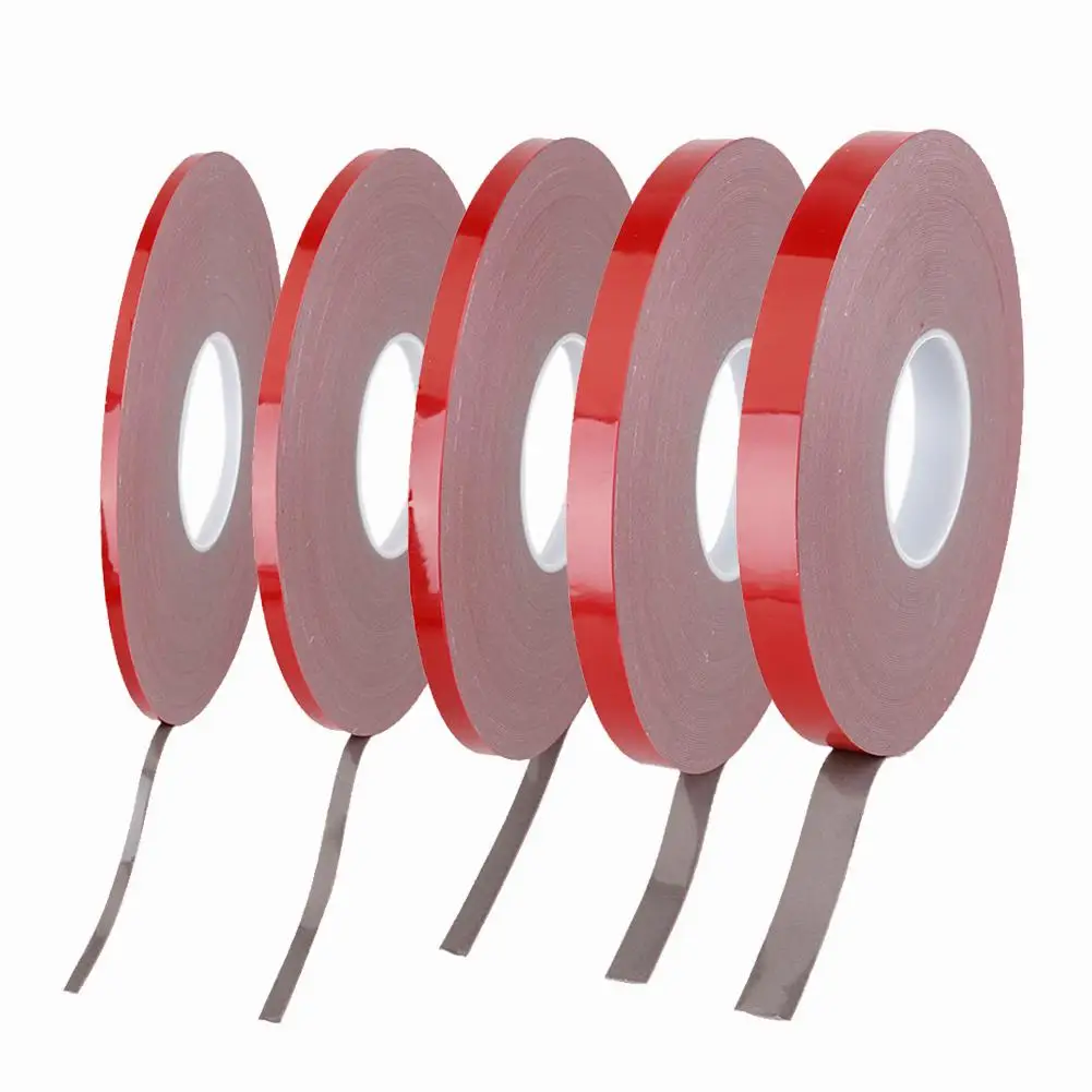 

8/10/12/15/20mmx33m Traceless High-temperature Waterproof High Viscosity Gummed Tape Acrylic Two-sided Adhesive Tapes