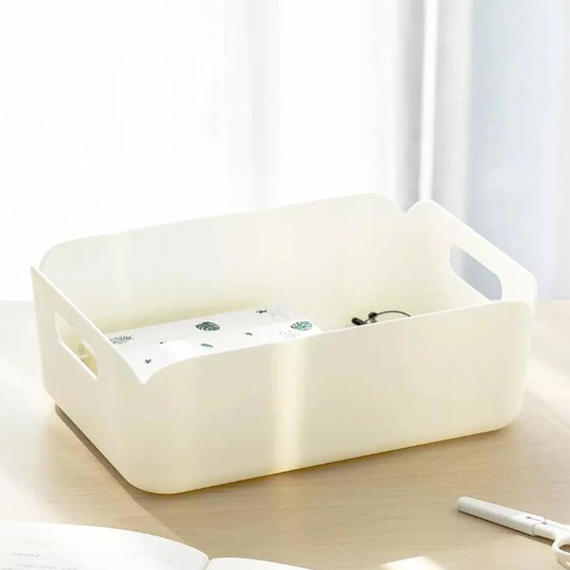 

Beige Storage Box Organizer Case Container Box Environmental Protection Material Moisture-proof And Insect Proof Easy To Clean