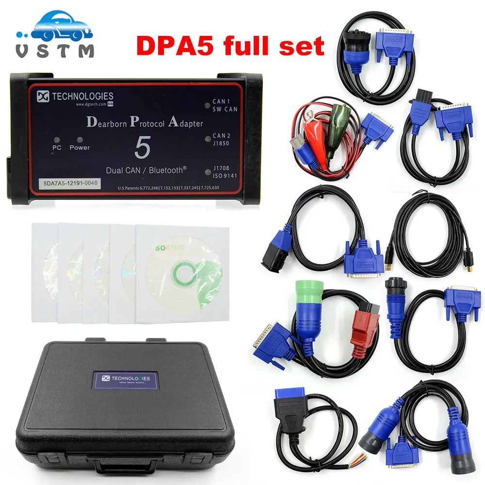 USB/Bluetooth Dpa5 адаптер протокола Dearborn 5 сканер для тяжелых грузовиков CNH DPA работает