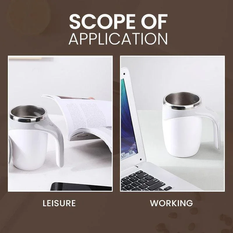 New Automatic Self Stirring Magnetic Mug Creative Stainless Steel Coffee Milk Mixing Cup Blender Lazy Smart Mixer Thermal |