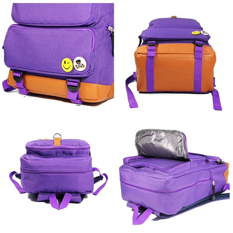 ROBLOX Casual canvas women's backpack Luminous solid simple men student school bag mochila mujer outdoor travel bags