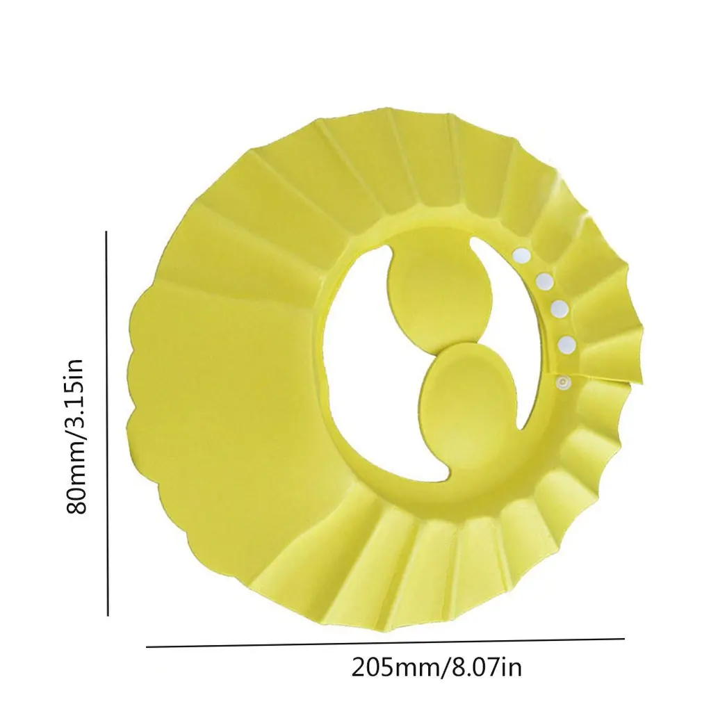 

Baby Shower Wash Hair Caps Shampoo Cap Kids Adjustable Waterproof Ear Protection Eye Children Hats