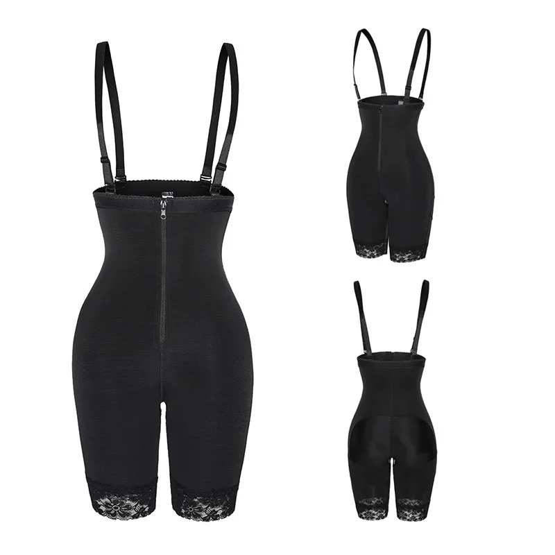 

butt lifter bodysuit Adjustable Shoulder Strap Shapewear Sauna Fajas Slimming Shaping High Stretch Women Tummy Control Pants Hot