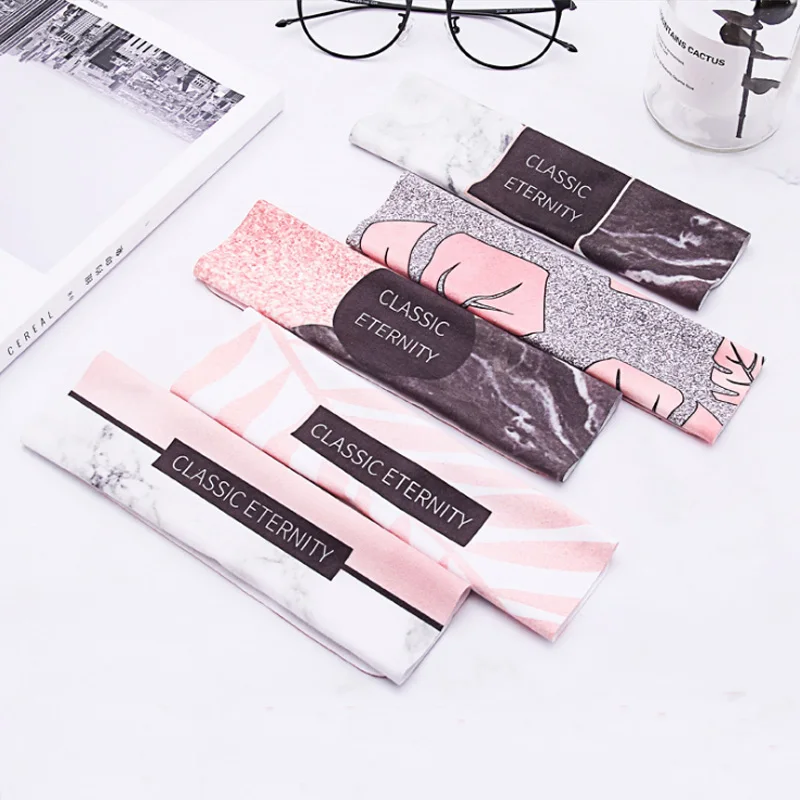 

5pcs/Marble Pattern Lens Cloth Cleaner Clean Glasses Wipes For Sunglasses Microfiber Eyeglass Cleaning Cloth For Camera Computer