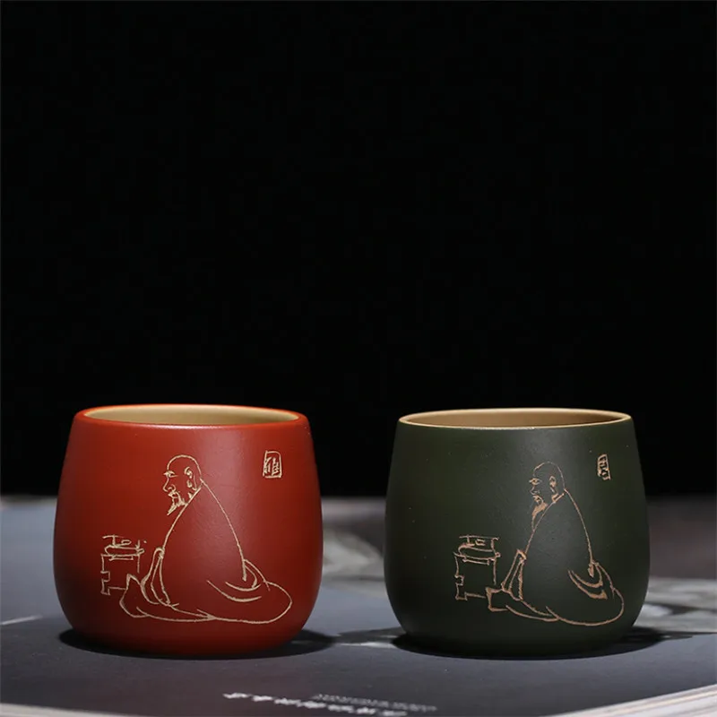 Yixing фиолетовая глина маленькая чайная чашка креативная Керамическая ручная