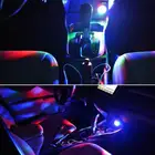 Автомобильные аксессуары, украшения интерьера автомобиля, мини USB RGB светодиодный диско-шар для сцены, диджея, Кристальный волшебный светильник для вечеринки