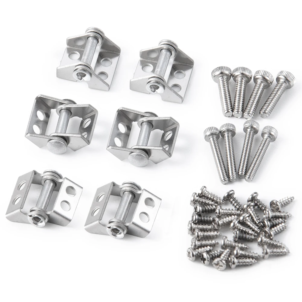 6 шт. металлические петли для грузового прицепа с винтами 1/14 Tamiya Truck MAN Scania R620