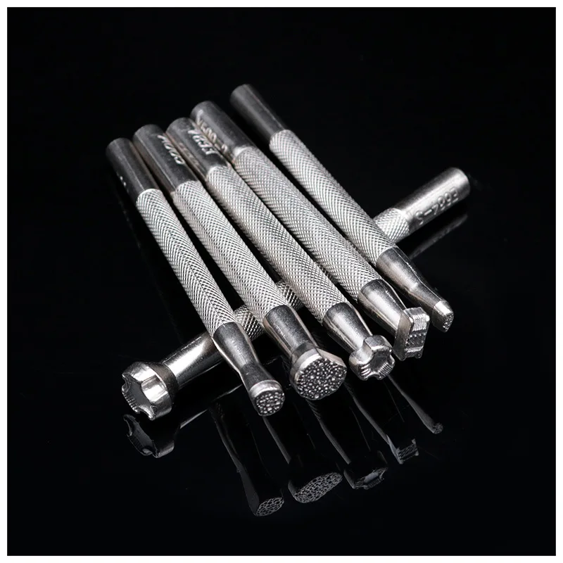 

Leather carving fish pattern printing tools printing punch leather DIY tools handmade leather art printing punch alloy steel