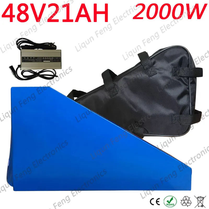 Аккумуляторная батарея для электровелосипеда 48 В 2000 Вт 20 А · ч 54 6 в|Батарея