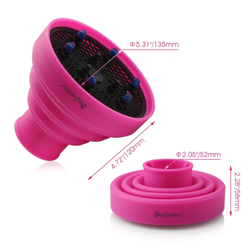 Открытый бокс для путешествий рассеиватель волос насадка фена сухих блестящий