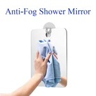 Зеркальное противотуманное зеркало для душа для ванной комнаты, небьющееся портативное противотуманное зеркало, дорожное мужское зеркало для бритья, зеркало для ванной комнаты